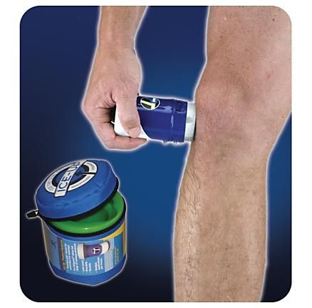 Massageador de Gelo Portátil com Cooler.